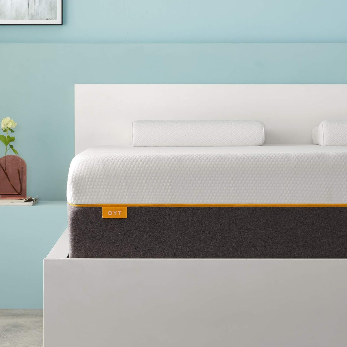 OYT 6-Inch Narrow Twin Mattress, 30 X 75 X 6 Gel Memory Foam Bed in a Box with Certified Foam for Supportive Sleep, Pressure Relief & a Cloud-Like Experience