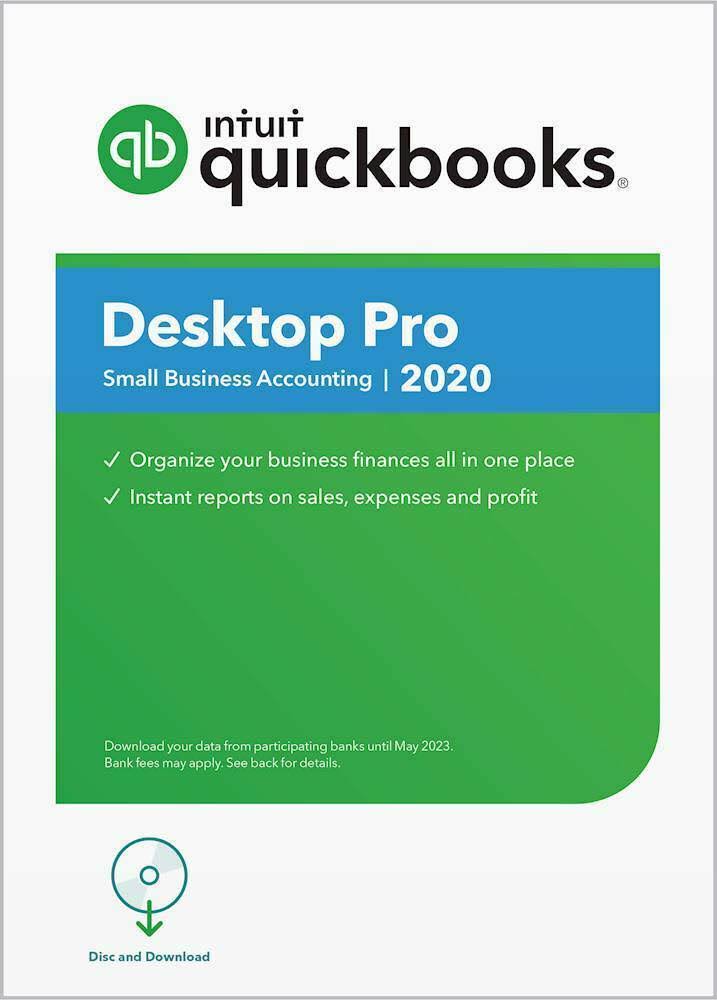 QuickBooks Desktop Pro 2020 Software for Windows
