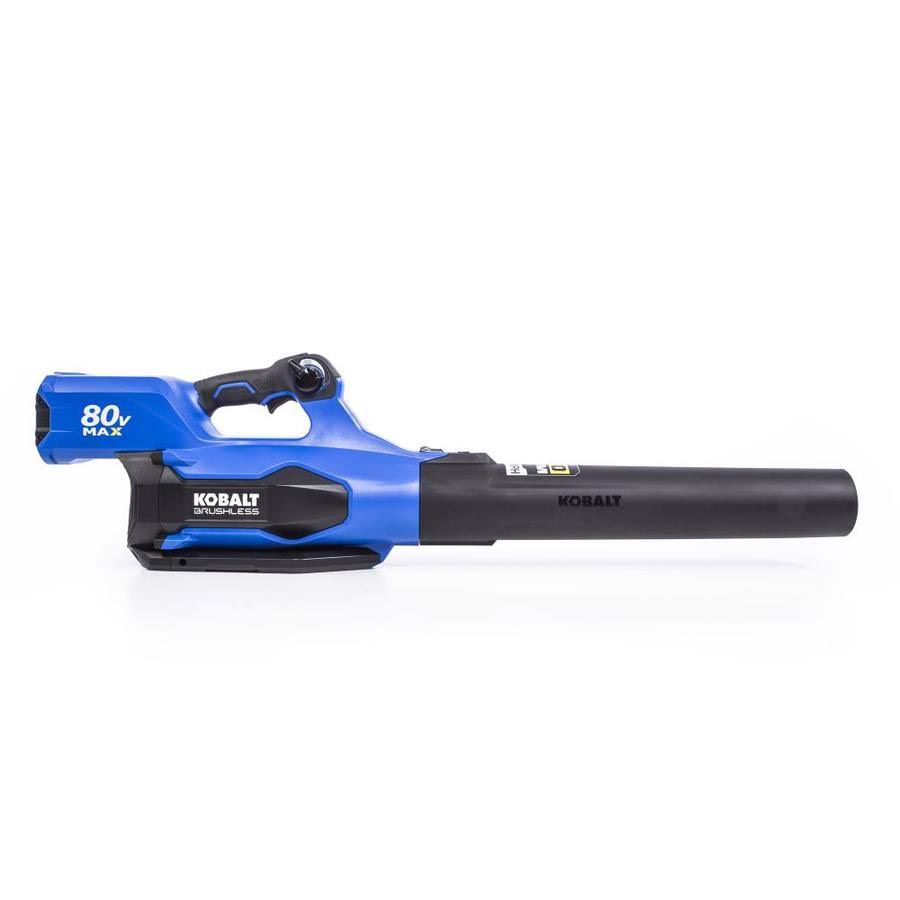 Kobalt 80-Volt MAX Brushless Cordless Leaf Blower with 630 CFM Airflow, Bare Tool Only; Battery and Charger Not Included