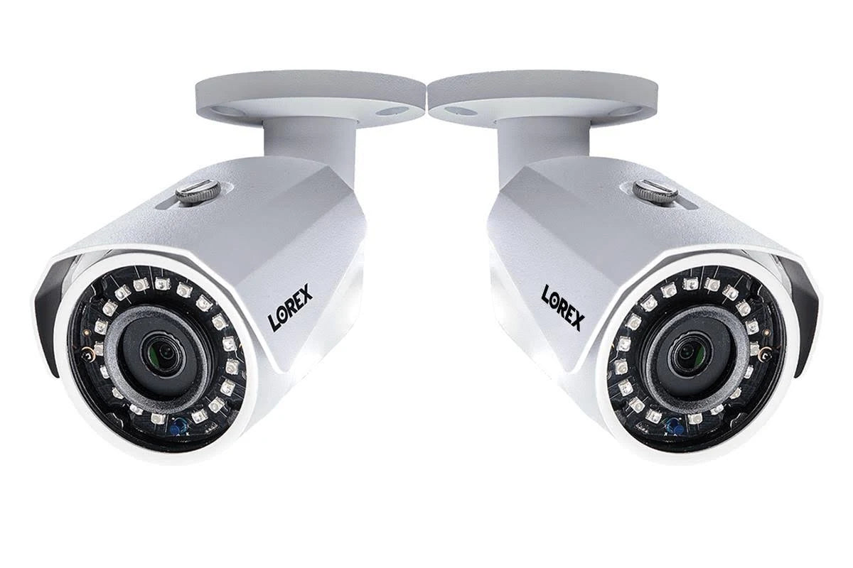 Lorex LBV2711B-2PK Weatherproof 1080p HD Security Cameras with Night Vision, 2-Pack