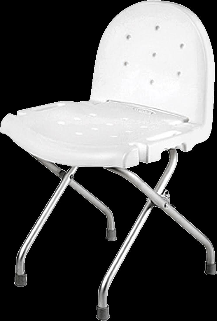 Invacare Folding Shower Chair Designed with Back Support