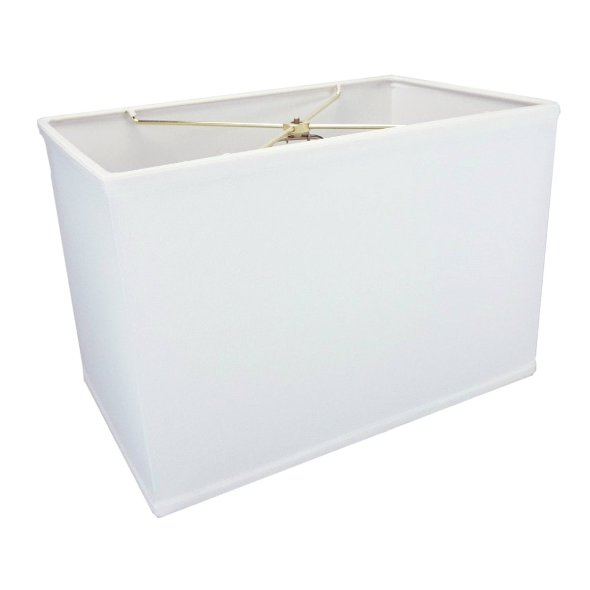 Concept White Rectangular Drum Lampshade, (10×16) x 11