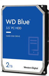 WD Blue 4TB 3.5-Inch PC Hard Drive, 5400 RPM SATA 6 Gb/s HDD with 256 MB Cache, WD40EZAZ