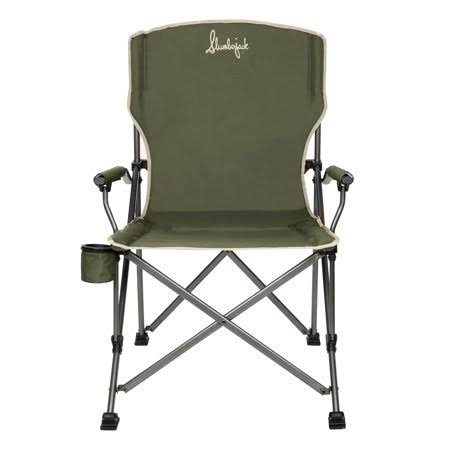 XXL Hard Arm Adult Quad Chair with Oversized Frame in Green, Slumberjack Glacier Basin