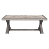 Outdoor Beachcroft Rectangular Cocktail Table by Ashley, Beige Finish