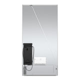 Bosch 800 Series Smart Refrigerator with 4-Door French Door Design, 20 Cu. Ft. Counter-Depth Storage and Beverage Cooler Drawer, Stainless Steel