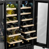 Insignia Dual-Zone Wine and Beverage Cooler with Glass Doors, Stainless Steel