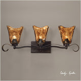 Uttermost Vetraio 3-Light Bronze Vanity Strip, Model 22801
