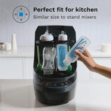 Baby Brezza Bottle Washer Pro, All-in-One Baby Bottle Cleaning Machine with Sterilizer and Dryer for Bottles, Pump Parts and Sippy Cups