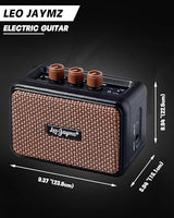 Leo Jaymz 39-Inch Full-Size ST-Style Electric Guitar Starter Kit with SSH Pickup, 5W Portable Amp, Tuner, Gig Bag, Strap and Accessories, Violet Ocean