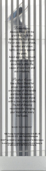 The Art of Shaving Fusion Razor in Black & Nickel