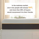 OYT 6-Inch Narrow Twin Mattress, 30 X 75 X 6 Gel Memory Foam Bed in a Box with Certified Foam for Supportive Sleep, Pressure Relief & a Cloud-Like Experience