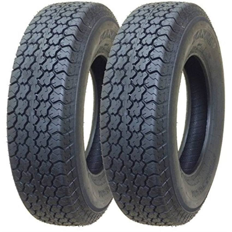 Set of 2 New ST 205/75D15 Trailer Tires, Model 11057