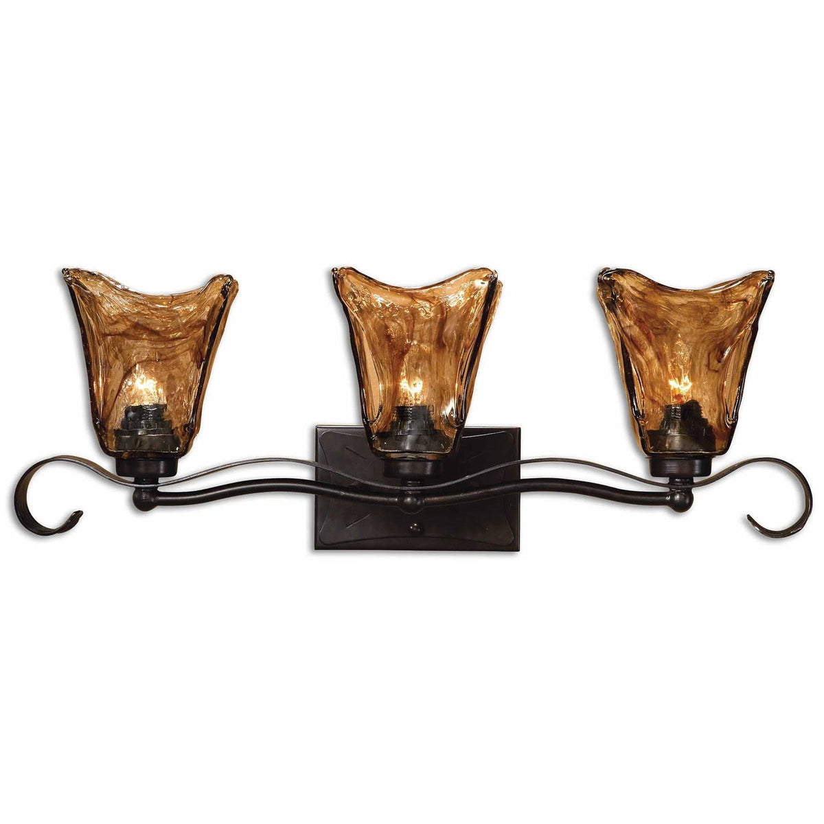 Uttermost Vetraio 3-Light Bronze Vanity Strip, Model 22801
