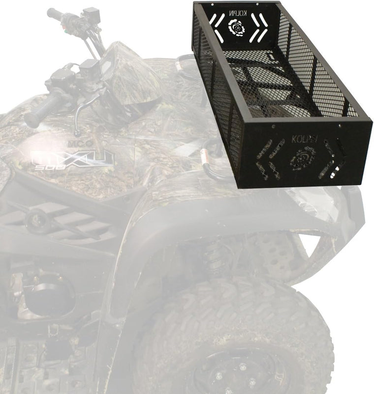 Black Kolpin 53360 ATV Front Rack Gear Basket