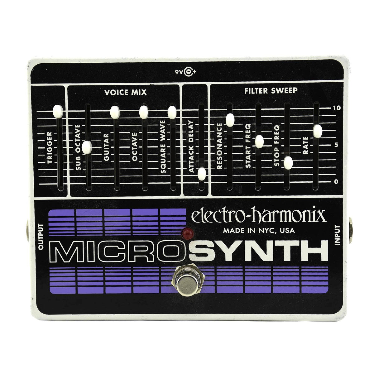 Electro-Harmonix Micro Synth Analog Guitar Synthesizer Pedal