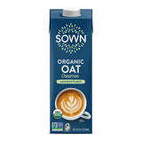SOWN Organic Oat Creamer, Unsweetened Barista-Style Plant-Based Milk, 32 oz Pack of 6