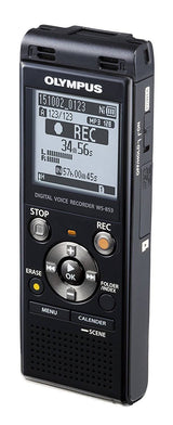 Olympus WS-853 Digital Voice Recorder with 8 GB Storage, Up to 260 Hours of MP3 Recording, 64 kbps, Black