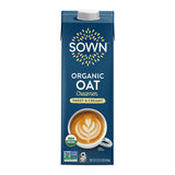 SOWN Organic Oat Creamer, Unsweetened Barista-Style Plant-Based Milk, 32 oz Pack of 6