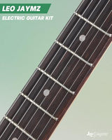 Leo Jaymz 39-Inch Full-Size ST-Style Electric Guitar Starter Kit with SSH Pickup, 5W Portable Amp, Tuner, Gig Bag, Strap and Accessories, Violet Ocean