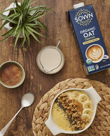 SOWN Organic Oat Creamer, Unsweetened Barista-Style Plant-Based Milk, 32 oz Pack of 6