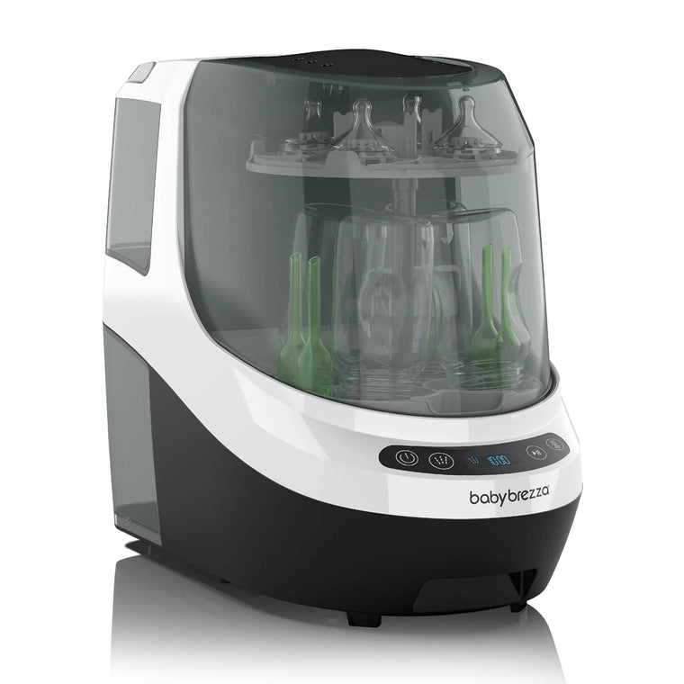Baby Brezza Bottle Washer Pro, All-in-One Baby Bottle Cleaning Machine with Sterilizer and Dryer for Bottles, Pump Parts and Sippy Cups