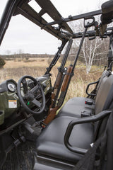 Adjustable Vertical Gun Rack for UTV Cab Floors, Double Mount Design, Model 20073