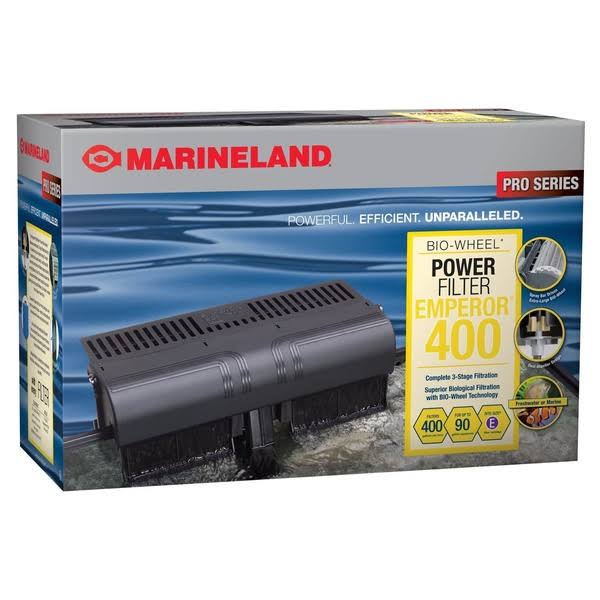 Marineland Pro Series Emperor 400 Power Filter with Bio-Wheel