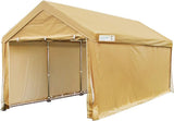 Quictent 10??x20?? Heavy-Duty Carport Canopy with Galvanized Steel Shelter, Reinforced Cables and Ground Bars