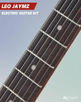 Leo Jaymz 39-Inch Full-Size ST-Style Electric Guitar Starter Kit with SSH Pickup, 5W Portable Amp, Tuner, Gig Bag, Strap and Accessories, Violet Ocean